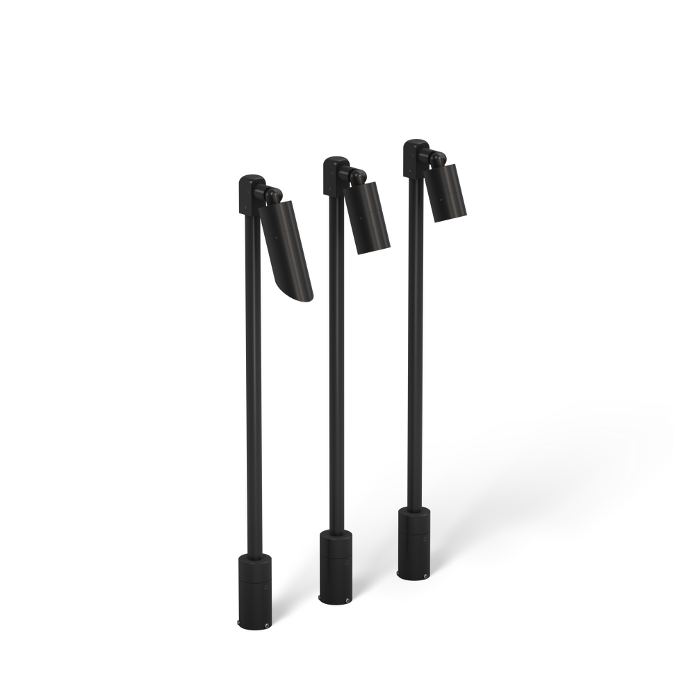 NITE STAR - Bollard - Line Voltage Via Transformer - LED High-Power - Style C - Single - Wildlife Friendly