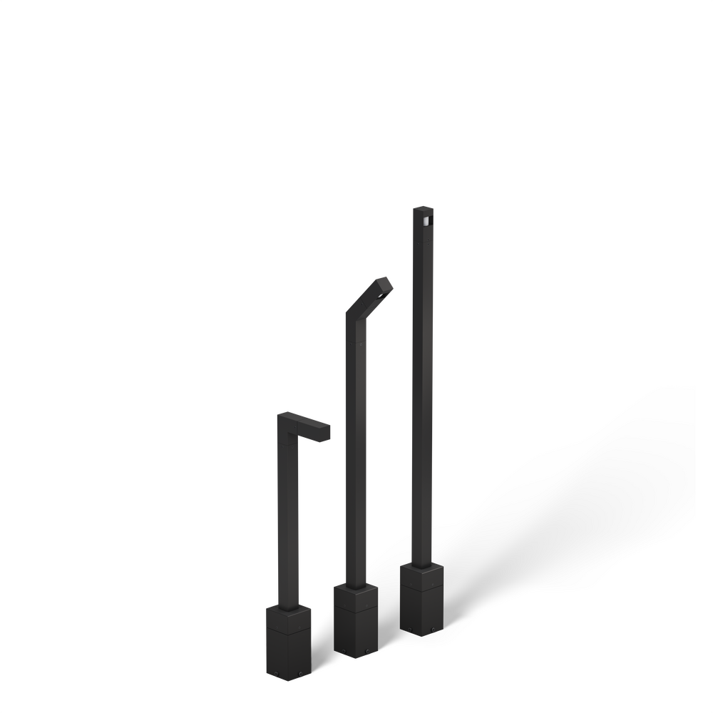 LITESTICK - Bollard - Line Voltage Via Transformer - LED High-Power - Square
