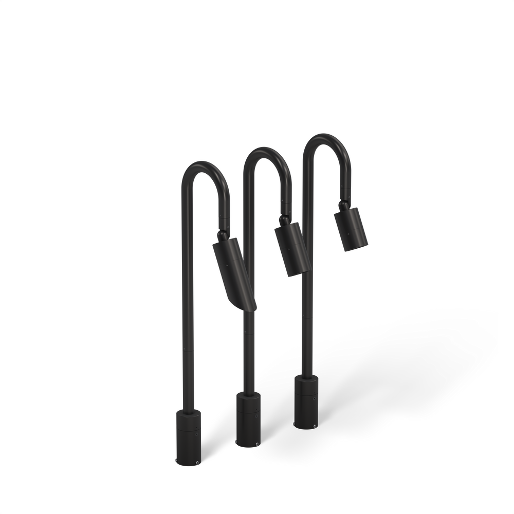 NITE STAR - Bollard - Line Voltage Via Transformer - LED High-Power - Style B - Single - Wildlife Friendly