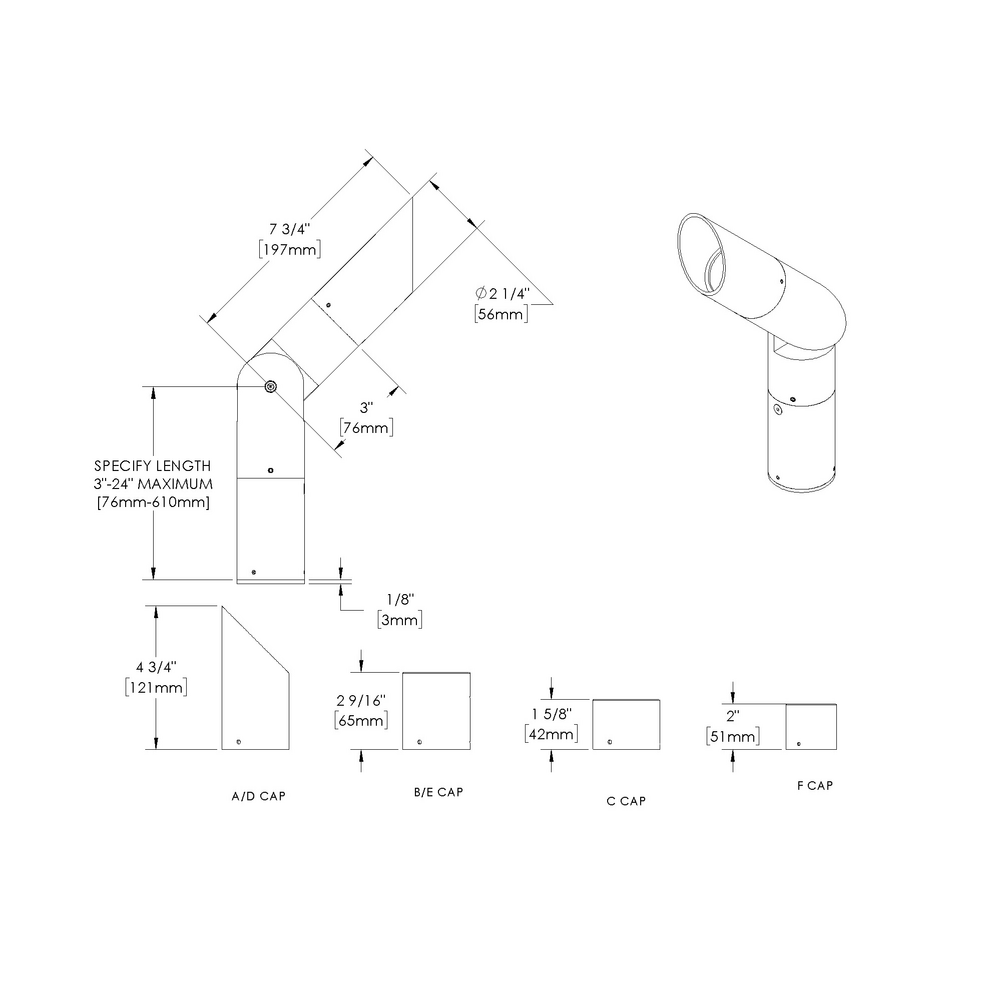 ARTI STAR - Floodlight - Low Voltage - Lamp MR16 Gu5.3