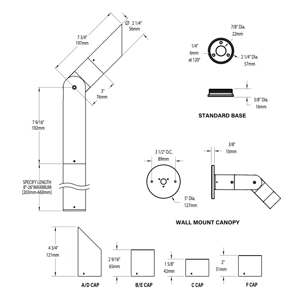 ARTI STAR - Wall Mount - Line Voltage - LED COB