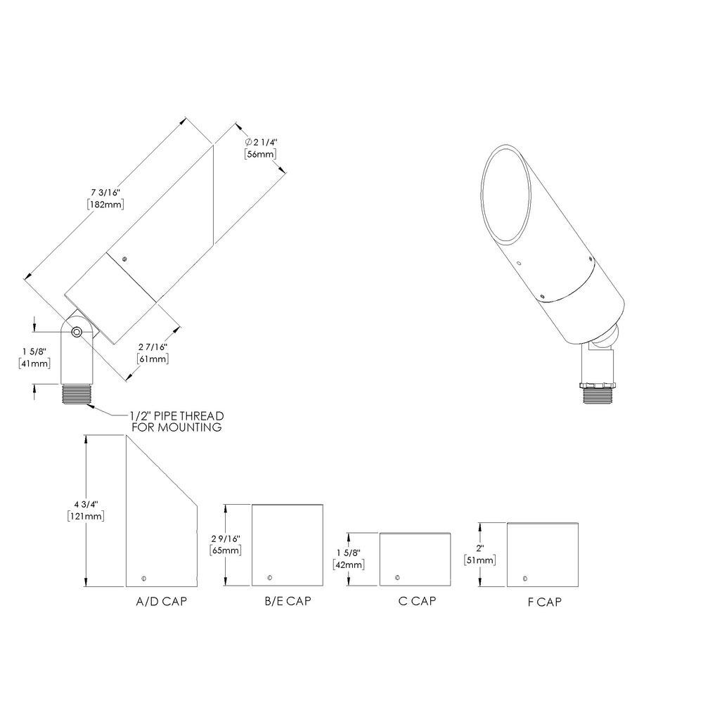 NITE STAR ESSENTIALS - Floodlight - Low Voltage - Lamp MR16 Gu5.3 - Round