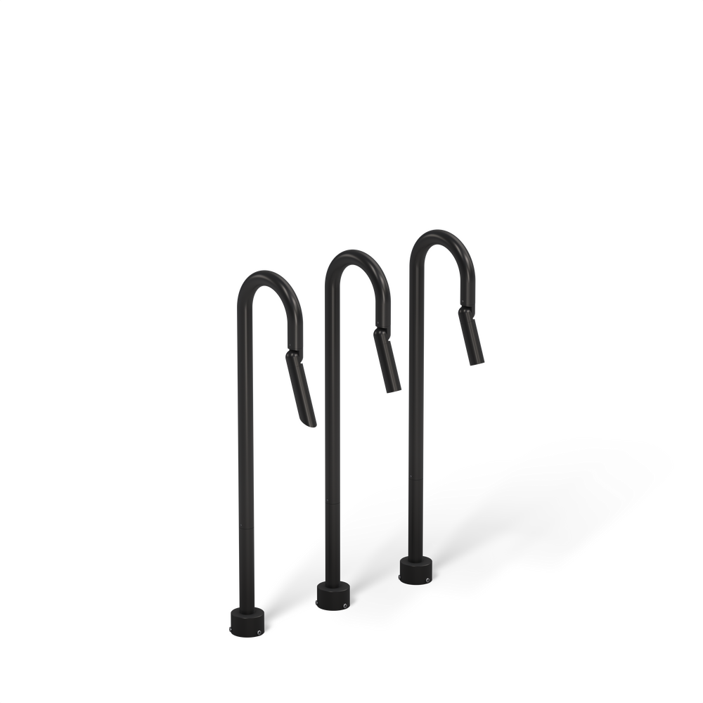 MINI MICRO - Bollard - Low Voltage - LED High-Power - Style B - Single - Pipe PI1 - 18