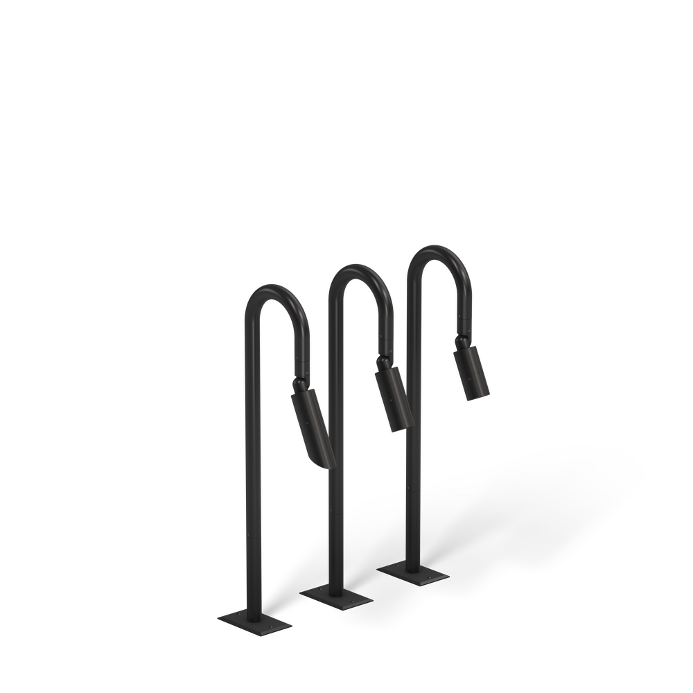 MICRO NITE - Bollard - Low Voltage - LED High-Power - Style B - Single - Anchor Base