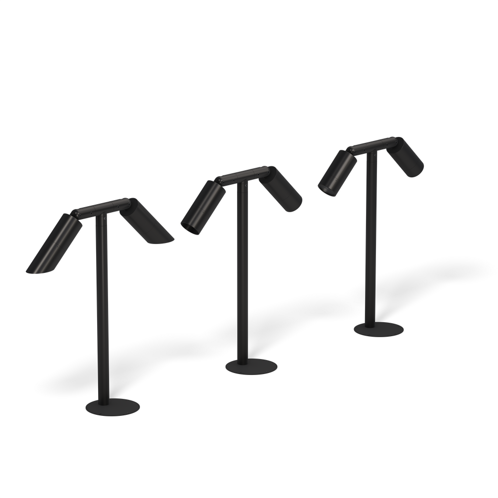 DENALI - Bollard - Line Voltage - LED COB - Style C - 2 Fixtures