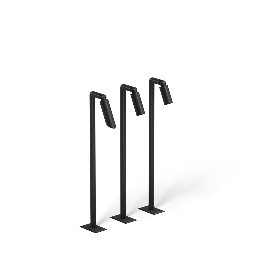 MICRO NITE - Bollard - Low Voltage - LED High-Power - Style L - Single - Anchor Base