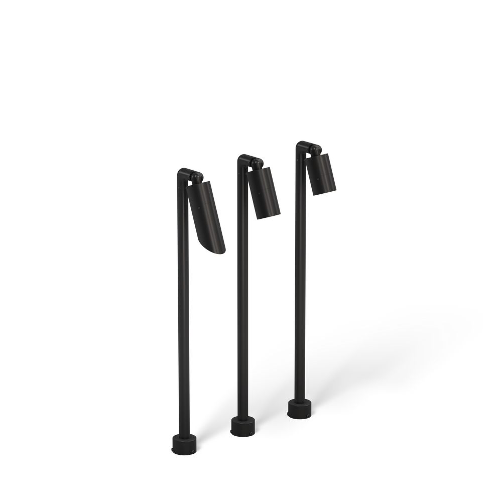 NITE STAR - Bollard - Low Voltage - LED High-Power - Style L - Single - Pipe PI1 - 18