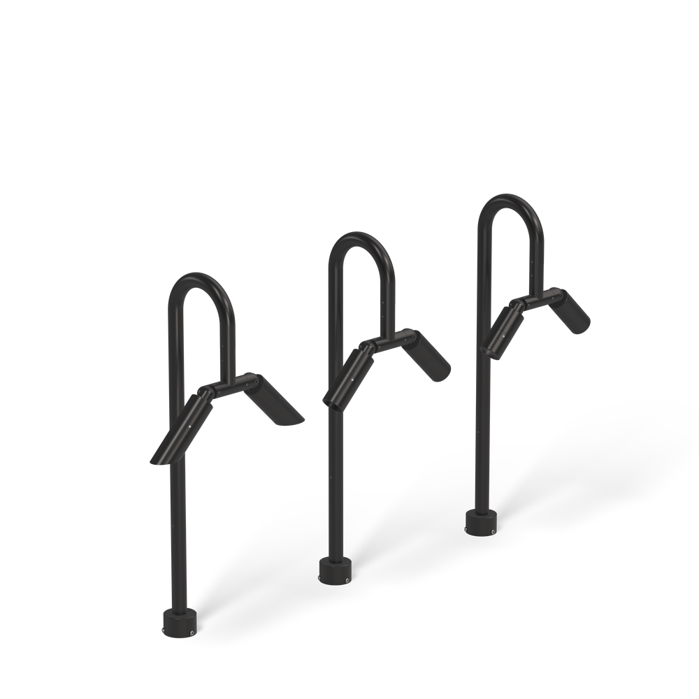 MICRO NITE - Bollard - Low Voltage - Lamp MR11 - Style B - 2 Fixtures - Pipe PI1 - 18