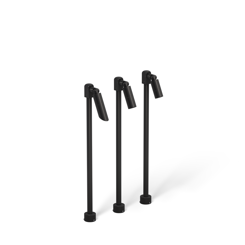 MICRO NITE - Bollard - Low Voltage - Lamp MR11 - Style C - Single - Pipe PI1 - 18