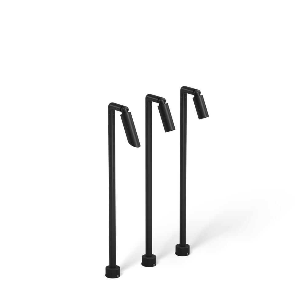MICRO NITE - Bollard - Low Voltage - Lamp MR11 - Style L - Single - Pipe PI1 - 18