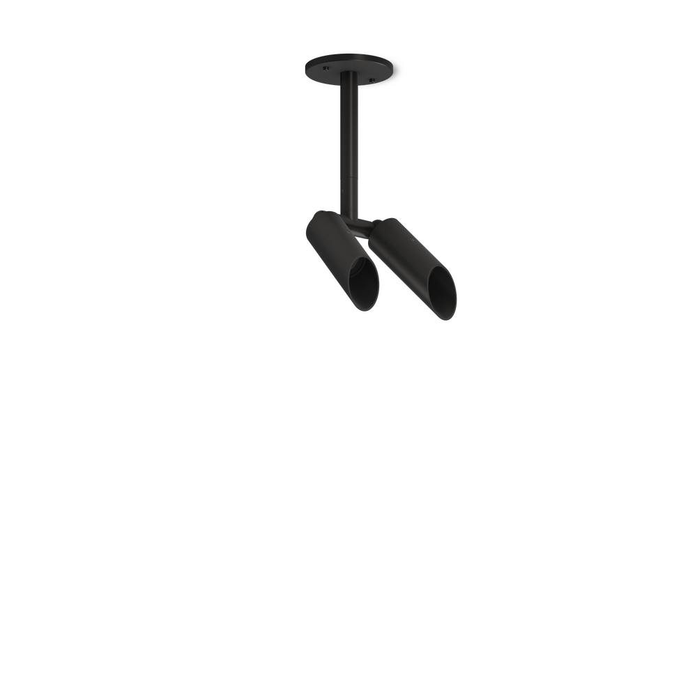 NITE STAR - Ceiling Mount - Low Voltage - Lamp MR16 Gu5.3 - Stem Mount - 2 Fixtures