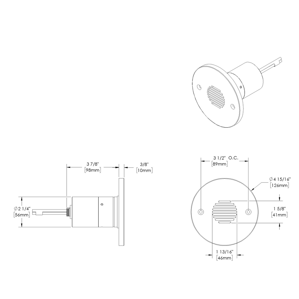 VERSA STAR - Ceiling Recessed - Line Voltage - Lamp MR16 Gu10 - Round - Core Drill - Faceplate: Louvered
