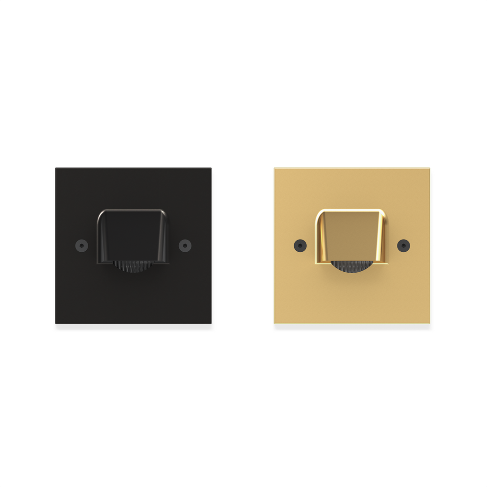 STEP STAR - Wall Recessed - Low Voltage - Lamp MR16 Gu5.3 - Square - Junction Box - Faceplate: Visor