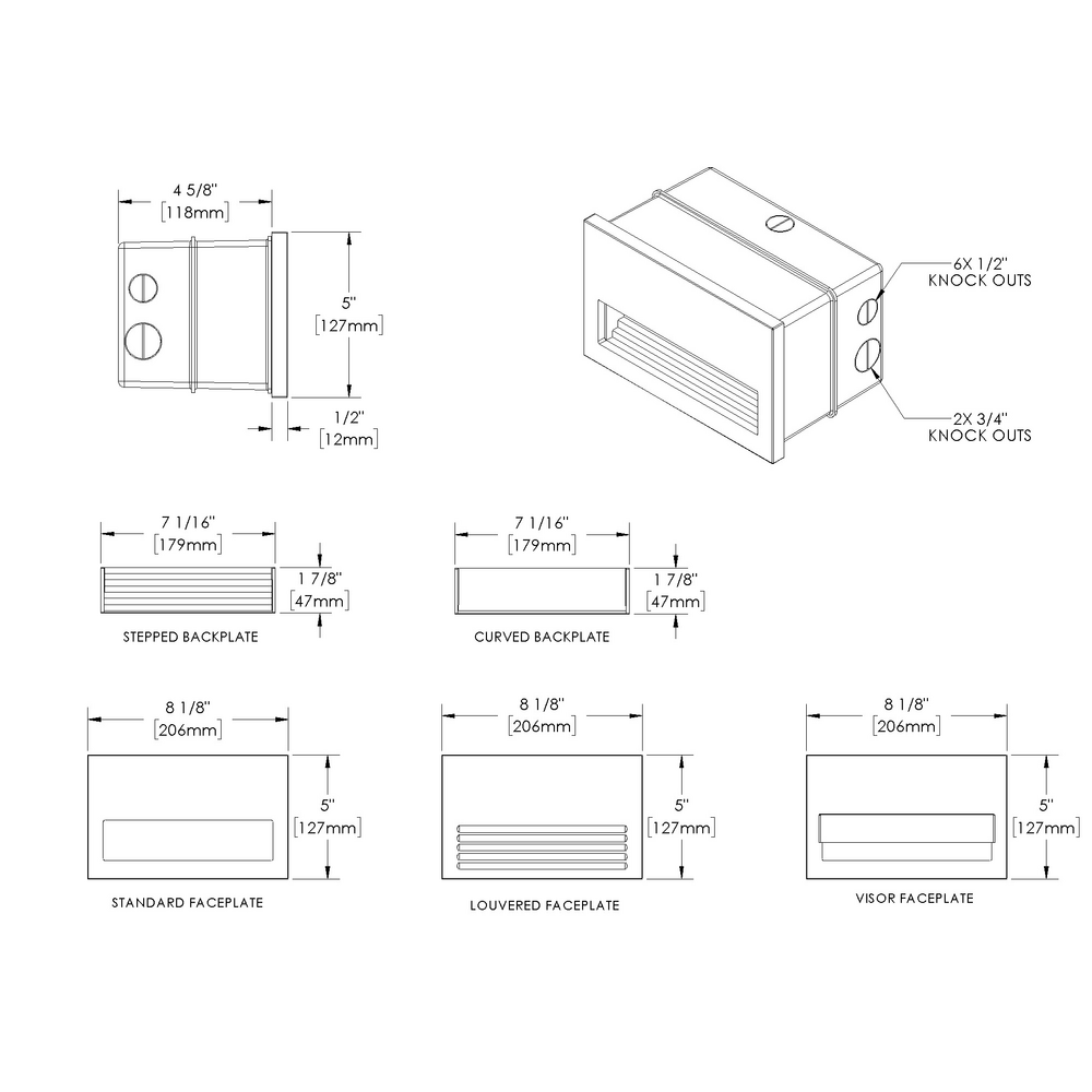 YUKON - Wall Recessed - Line Voltage - LED High-Power - Indirect