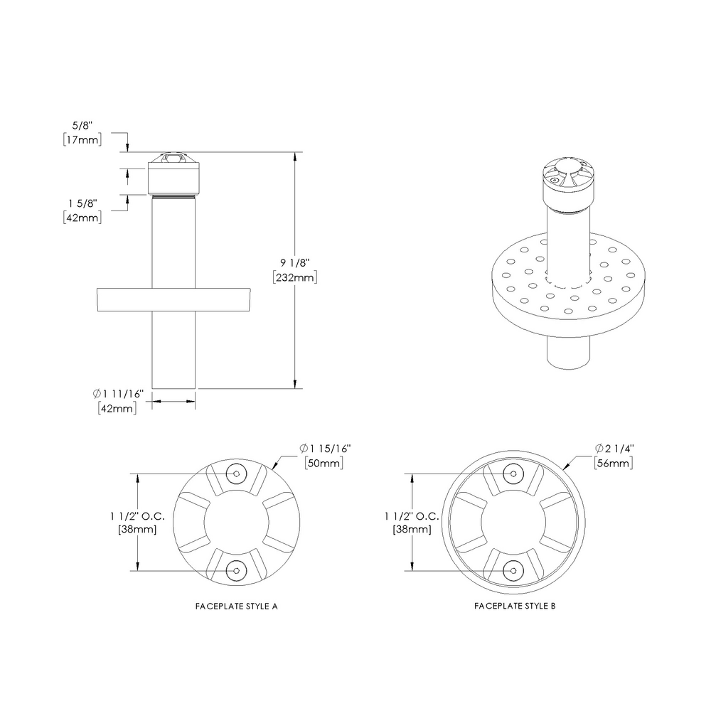 MICRO DRIVE STAR - In-grade - Low Voltage - LED High-Power - Faceplate Surface Mount - Micro