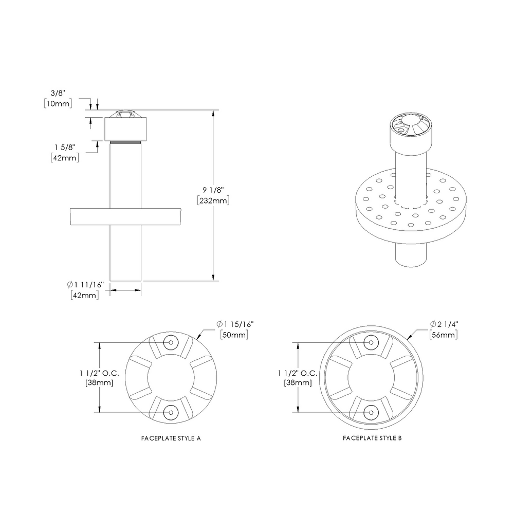 MICRO DRIVE STAR - In-grade - Low Voltage - LED High-Power - Faceplate Flush Mount - Micro