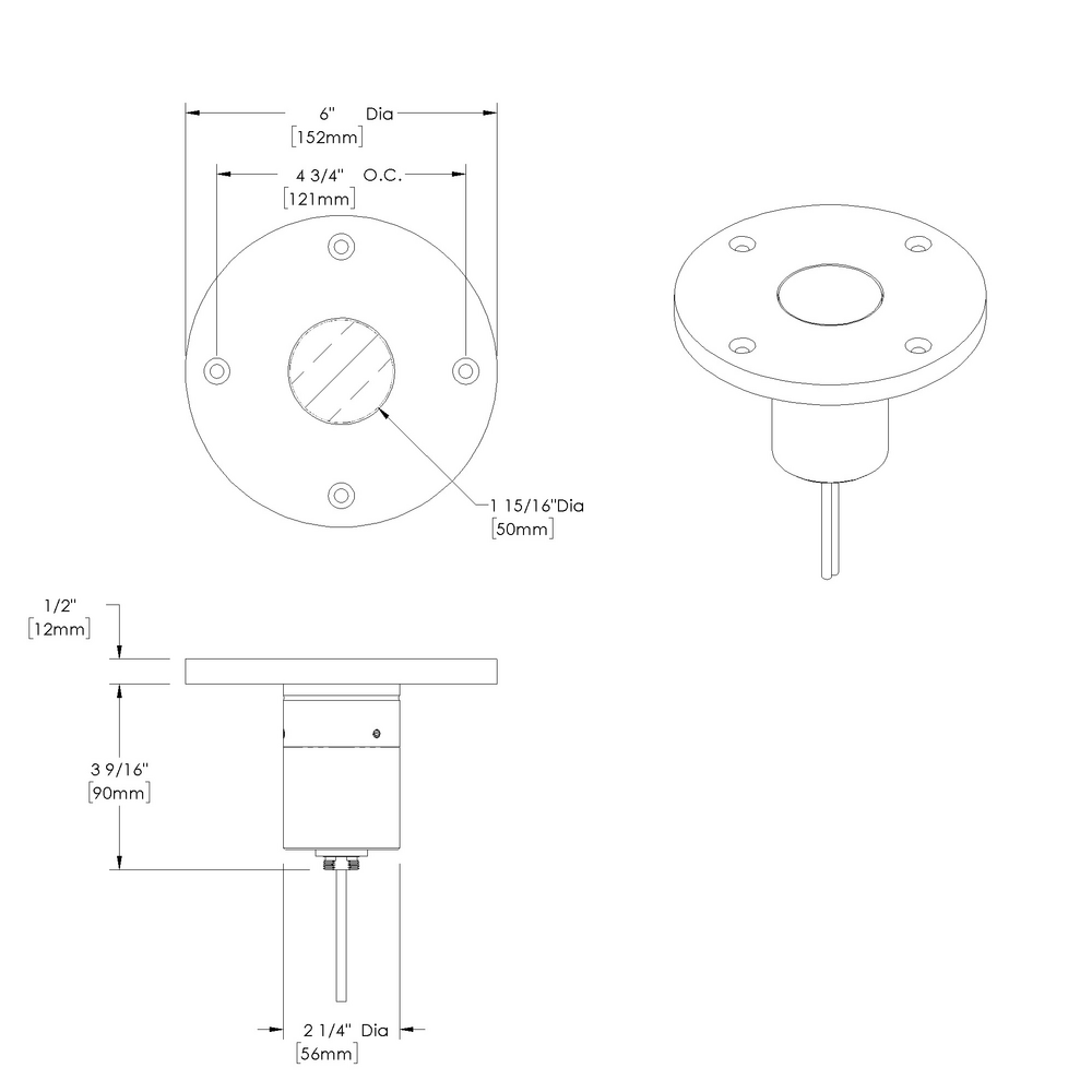 GOLD STAR - In-grade - Low Voltage - Lamp MR16 Gu5.3 - Round