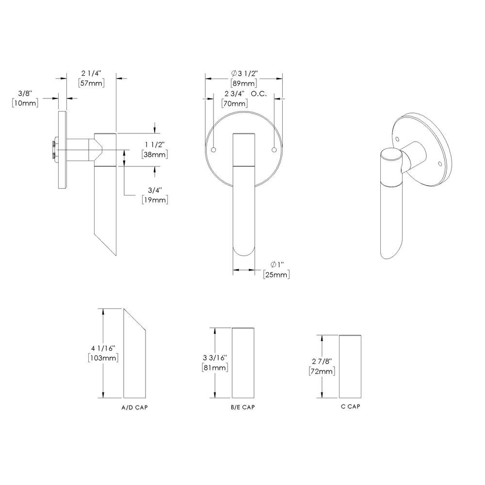 MINI MICRO - Wall Mount - Low Voltage - LED High-Power - Single - Downlight or Uplight - Asymmetrical Optics