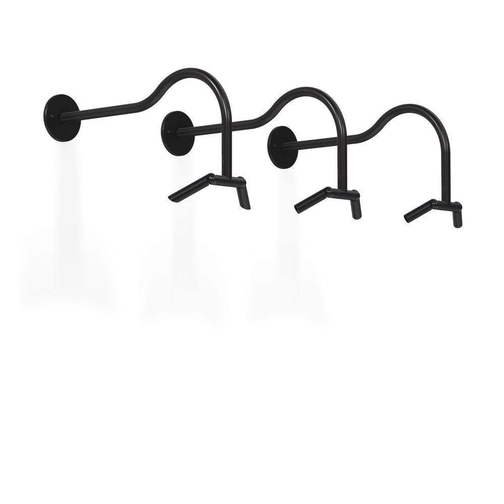MINI MICRO - Wall Mount - Low Voltage - LED High-Power - Style A - 2 Fixtures - Asymmetrical Optics