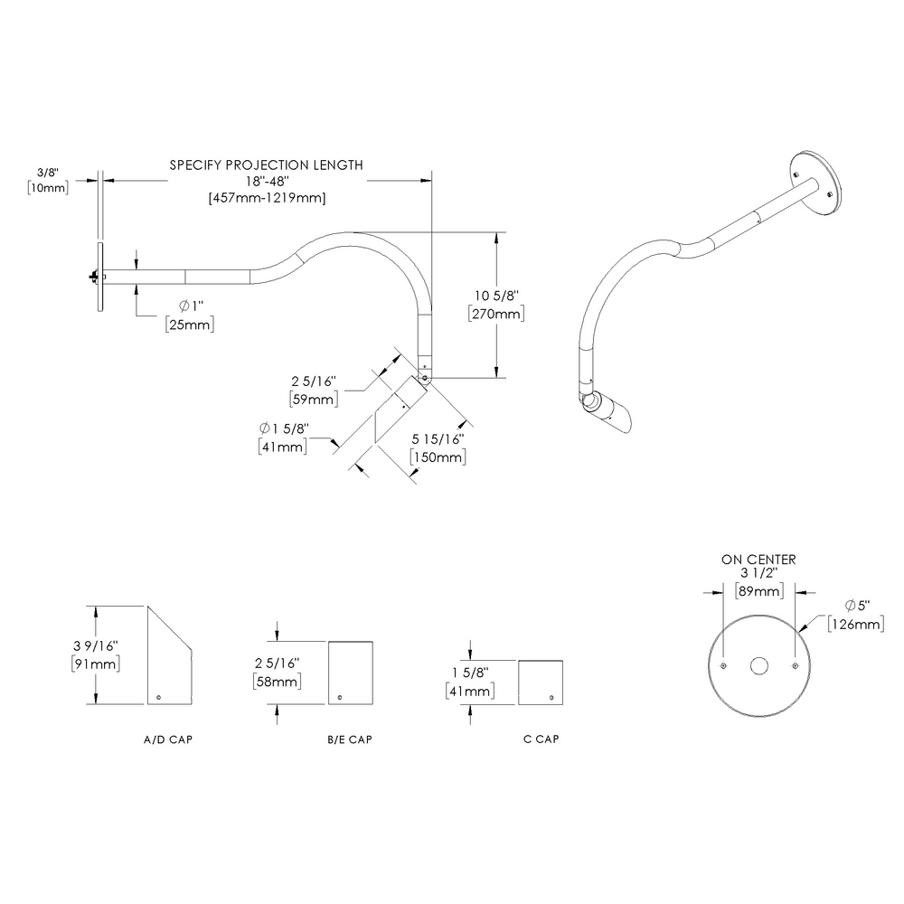 MICRO NITE - Wall Mount - Low Voltage - LED High-Power - Style A - Single