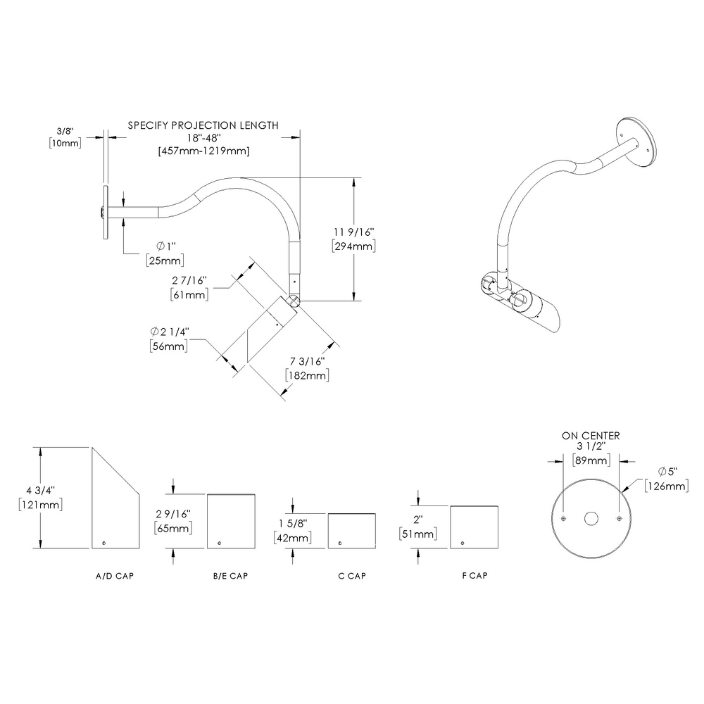 NITE STAR - Wall Mount - Low Voltage - LED High-Power - Style A - 2 Fixtures