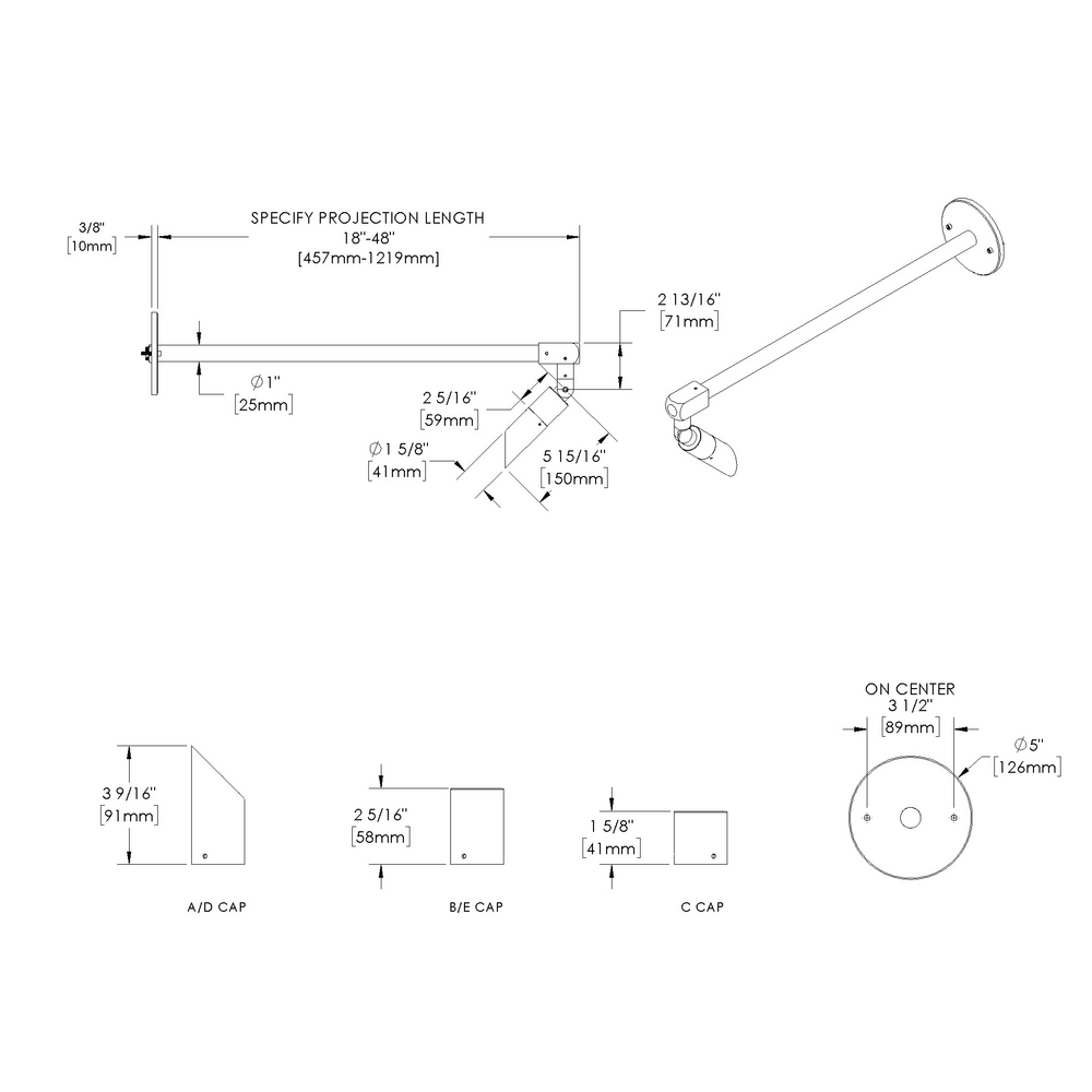 MICRO NITE - Wall Mount - Low Voltage - LED High-Power - Style C - Single
