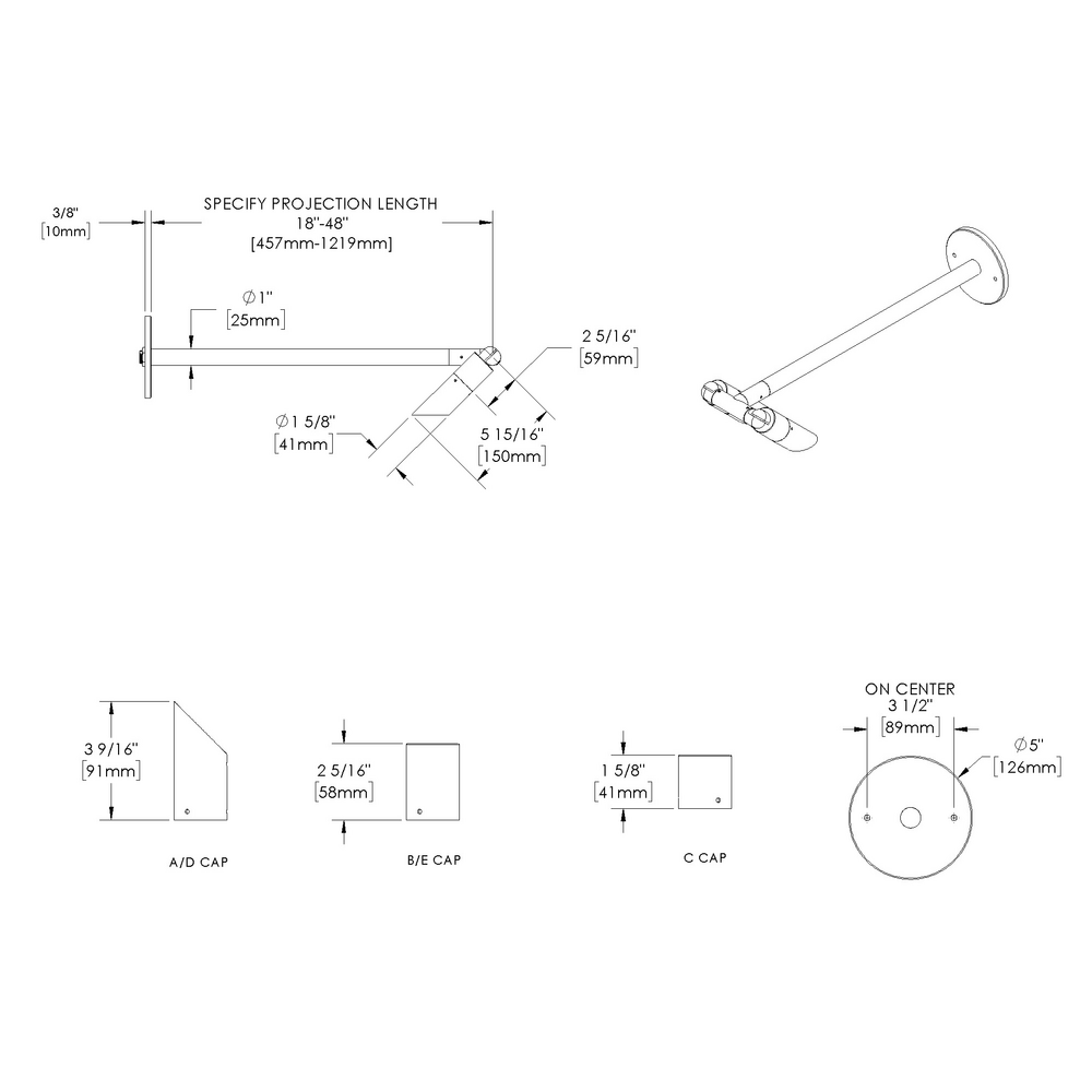 MICRO NITE - Wall Mount - Low Voltage - LED High-Power - Style C - 2 Fixtures