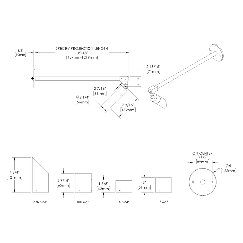 NITE STAR - Wall Mount - Low Voltage - LED High-Power - Style C - Single
