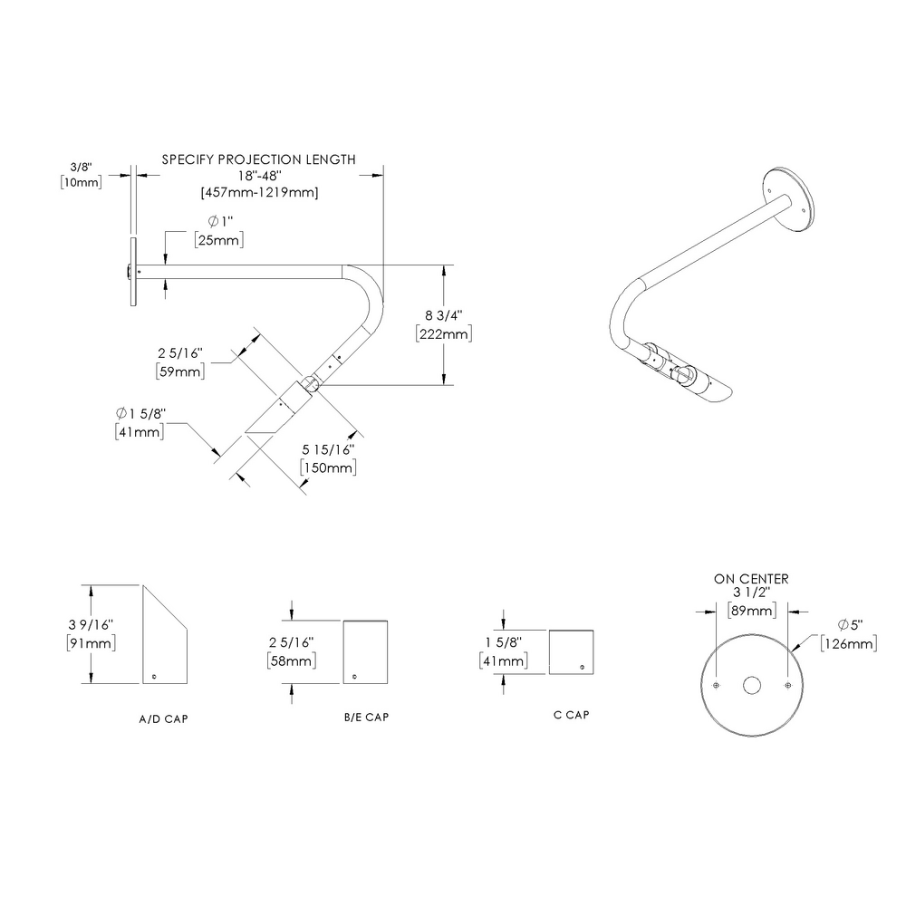 MICRO NITE - Wall Mount - Low Voltage - LED High-Power - Style F - 2 Fixtures