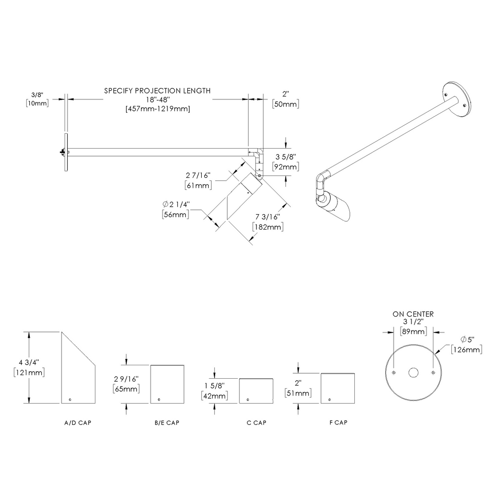 NITE STAR - Wall Mount - Low Voltage - Lamp MR16 Gu5.3 - Style L - Single