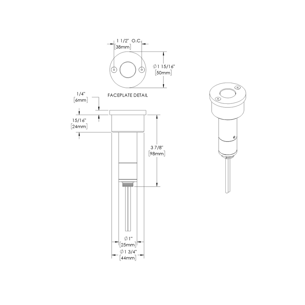 MICRO VERSA STAR - Ceiling Recessed - Low Voltage - LED High-Power - Round - Core Drill - Micro - Symmetrical Optics