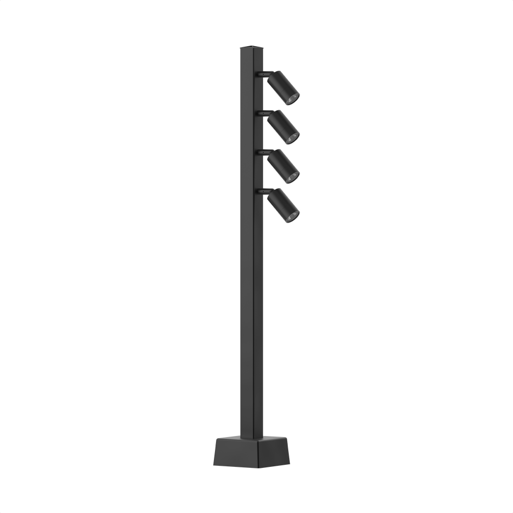 HUME - Light Pole - Line Voltage - LED COB - Square Straight Pole  - Vertical - Other Optics