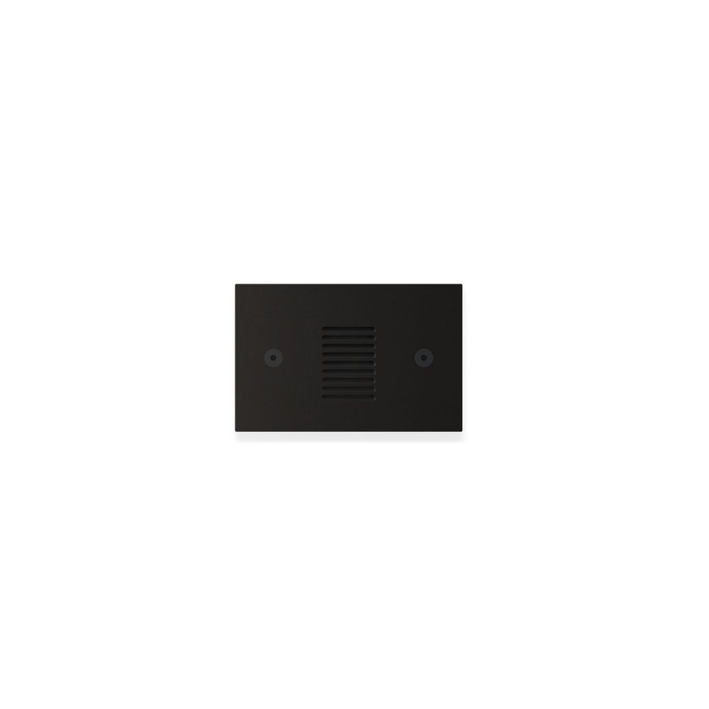 STEP STAR - Wall Recessed - Line Voltage - Lamp MR16 Gu10 - Rectangular Horizontal - Core Drill - Faceplate: Louvered - Pattern D