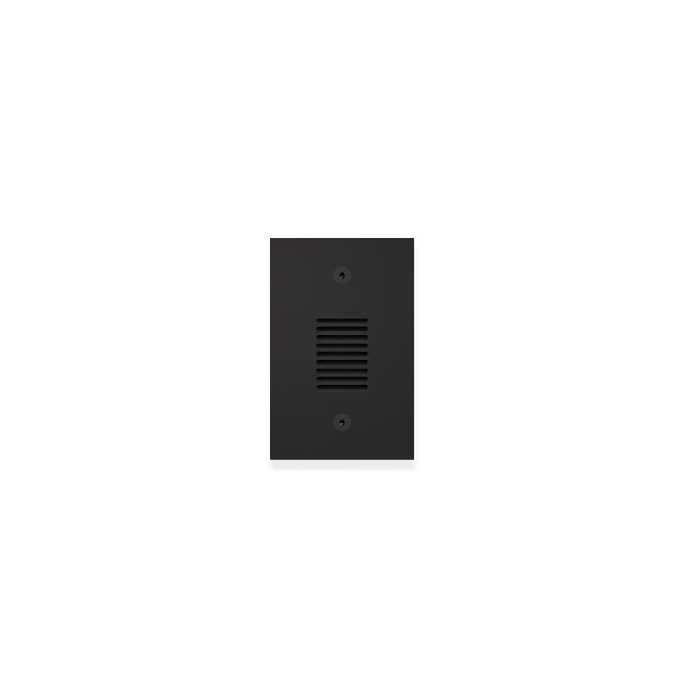STEP STAR - Wall Recessed - Line Voltage - Lamp MR16 Gu10 - Rectangular Vertical - Core Drill - Faceplate: Louvered - Pattern D