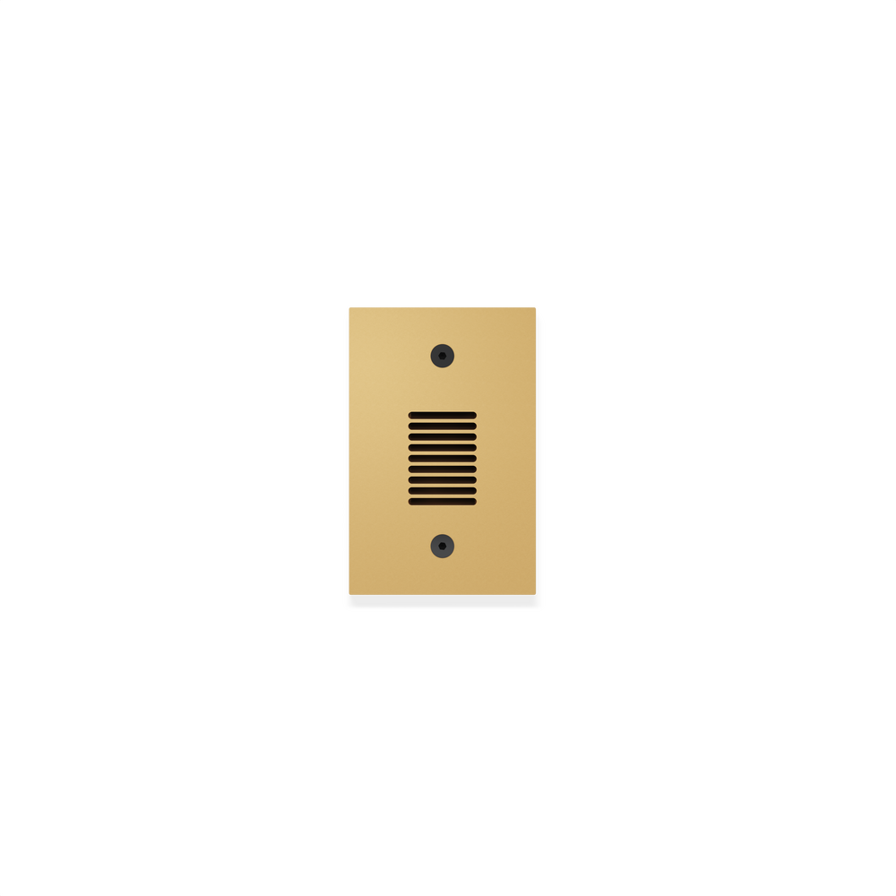 STEP STAR - Wall Recessed - Line Voltage - Lamp MR16 Gu10 - Rectangular Vertical - Core Drill - Faceplate: Louvered - Pattern D