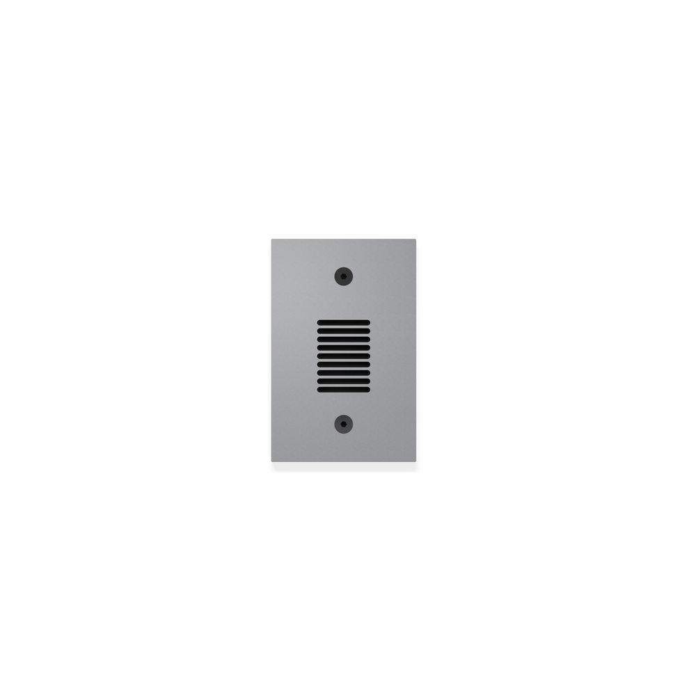 STEP STAR - Wall Recessed - Line Voltage - Lamp MR16 Gu10 - Rectangular Vertical - Core Drill - Faceplate: Louvered - Pattern D
