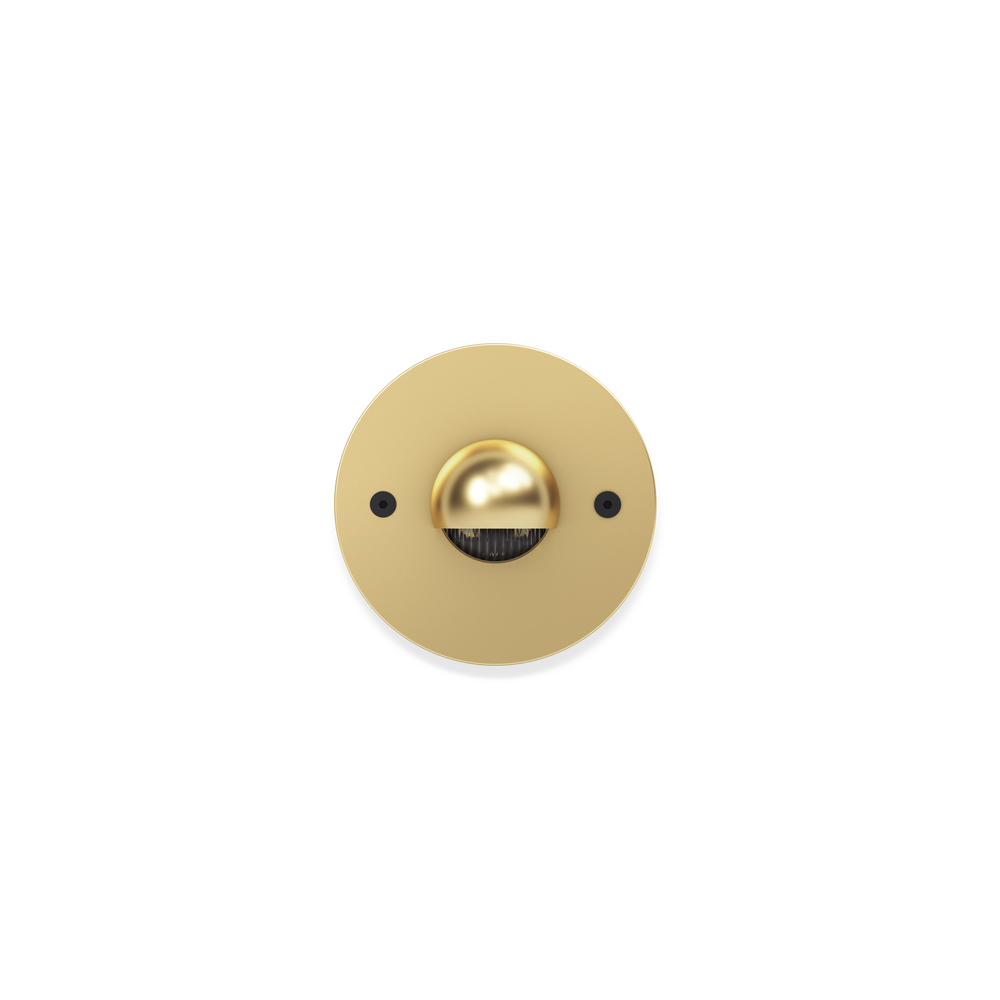 STEP STAR - Wall Recessed - Low Voltage - LED High-Power - Round - Core Drill - Faceplate: Standard