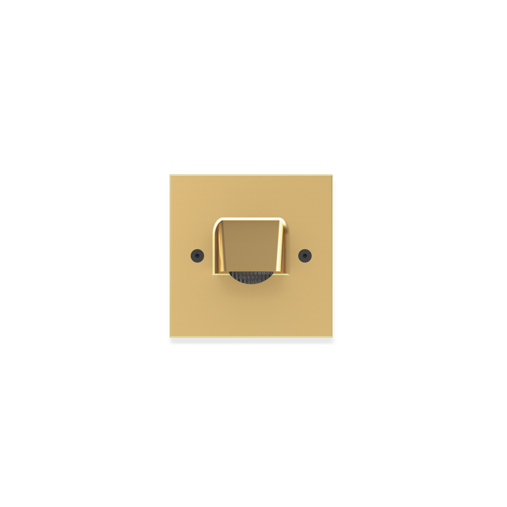 STEP STAR - Wall Recessed - Low Voltage - LED High-Power - Square - Core Drill - Faceplate: Visor