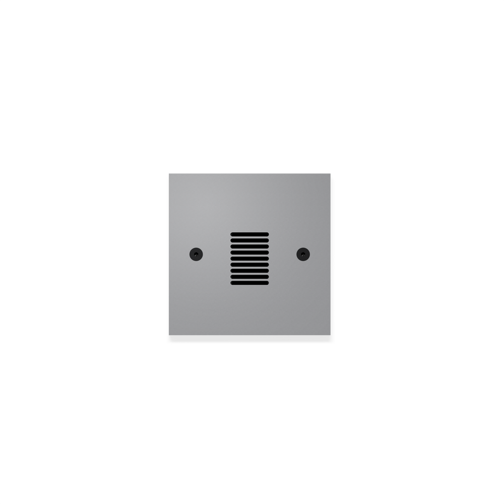 STEP STAR - Wall Recessed - Low Voltage - LED High-Power - Square - Junction Box - Faceplate: Louvered - Pattern D