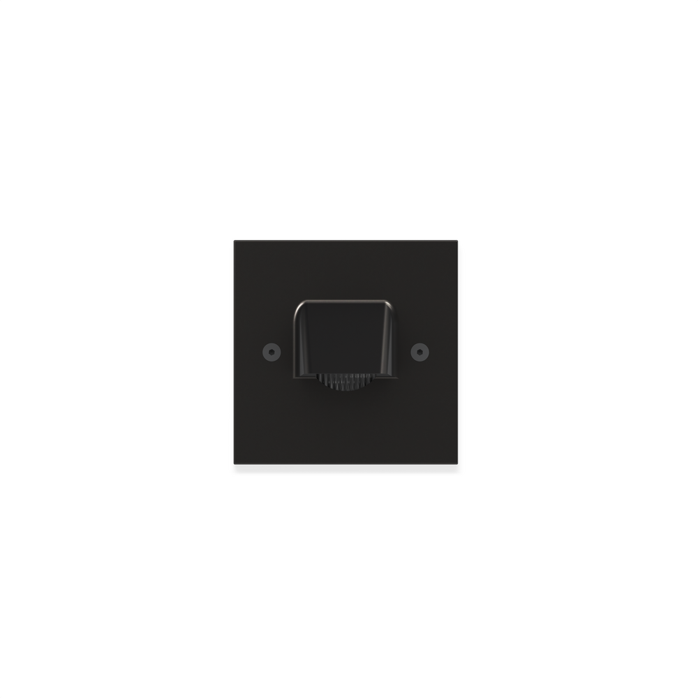 STEP STAR - Wall Recessed - Line Voltage - Lamp MR16 Gu10 - Square - Core Drill - Faceplate: Visor