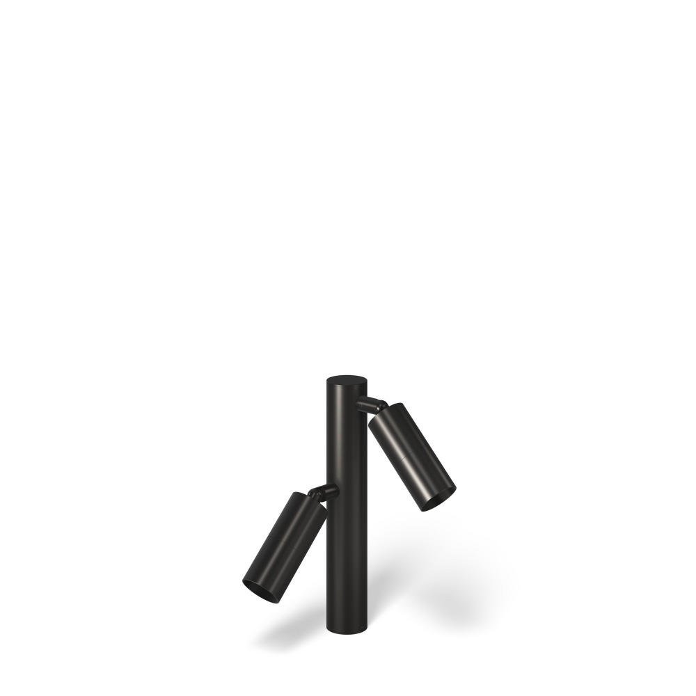 HUME - Pole Top - Line Voltage - LED COB - Spiral - Narrow Optic