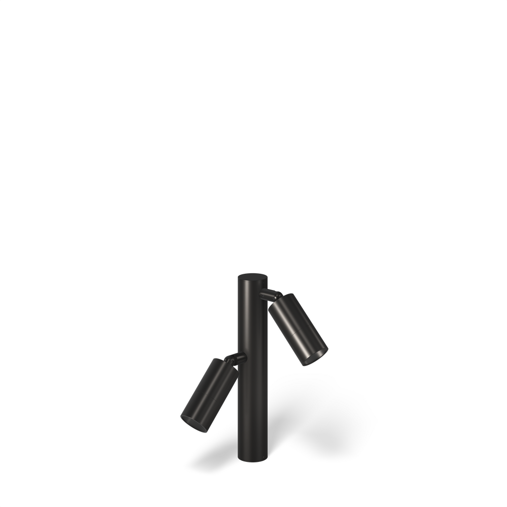 HUME - Pole Top - Line Voltage - LED COB - Spiral - Narrow Optic