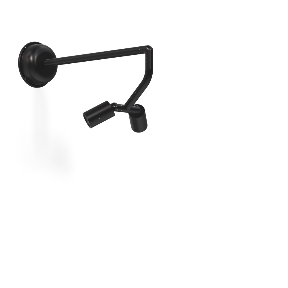 NITE STAR - Wall Mount - Line Voltage Via Transformer - LED High-Power - Style G - 2 Fixtures - Power Canopy PC1
