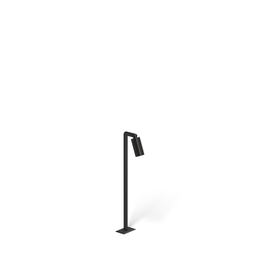 NITE STAR - Bollard - Low Voltage - LED High-Power - Style L - Single - Anchor Base - Wildlife Friendly
