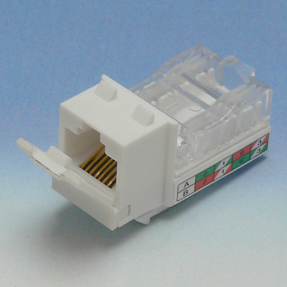 Modulair chassis Female snapin RJ45 cat6 zelfsnijdend kopen ...