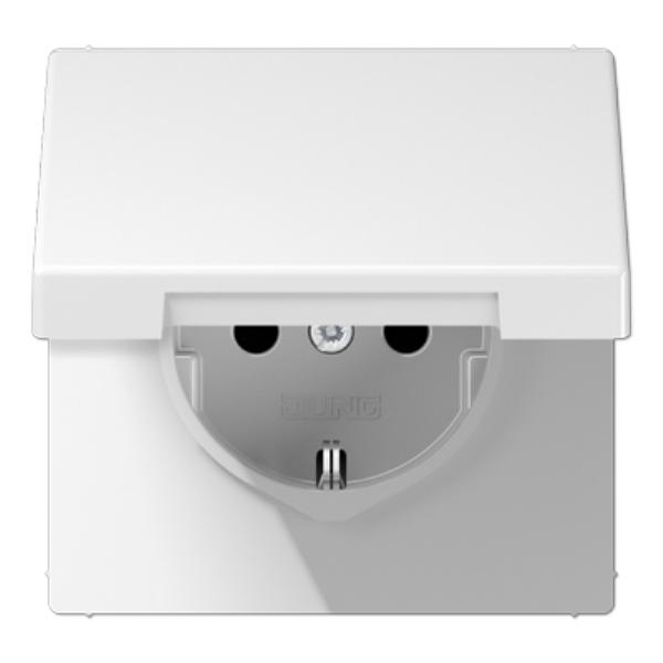 Günstig JUNG SCHUKO-Steckdose 16A 250V Klappdeckel ES 1520 NAKL, € 22,65