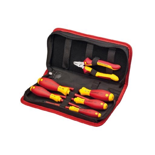 Wiha 38798 Spelacavi Elettricista Professionale Bordo Dritto VDE - Tagliafili Industriali 200mm (8")