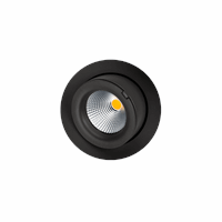 LED inbouwspot 9W 2700K 750 lumen mat zwart kantelbaar exclusive SG 903203 afbeelding 2