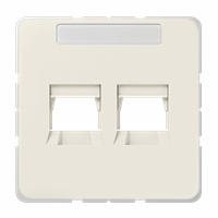 Jung CD500 RJ45 inbouwset met draagframe en inzetplaat creme (569-25WE ...