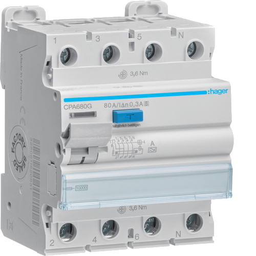 Hager SBN216, moduláris terheléskapcsoló 2P 16A 230 V (Hager SBN216